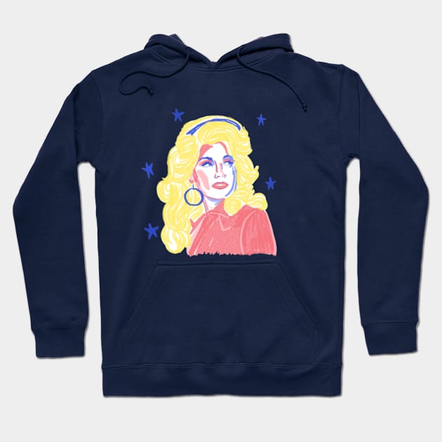 Dolly Parton Hoodie by rusty lady